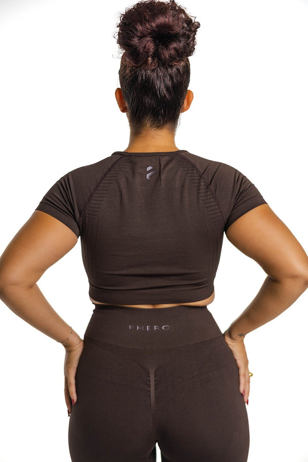 Short - Sleeve Crop Top - PHERO